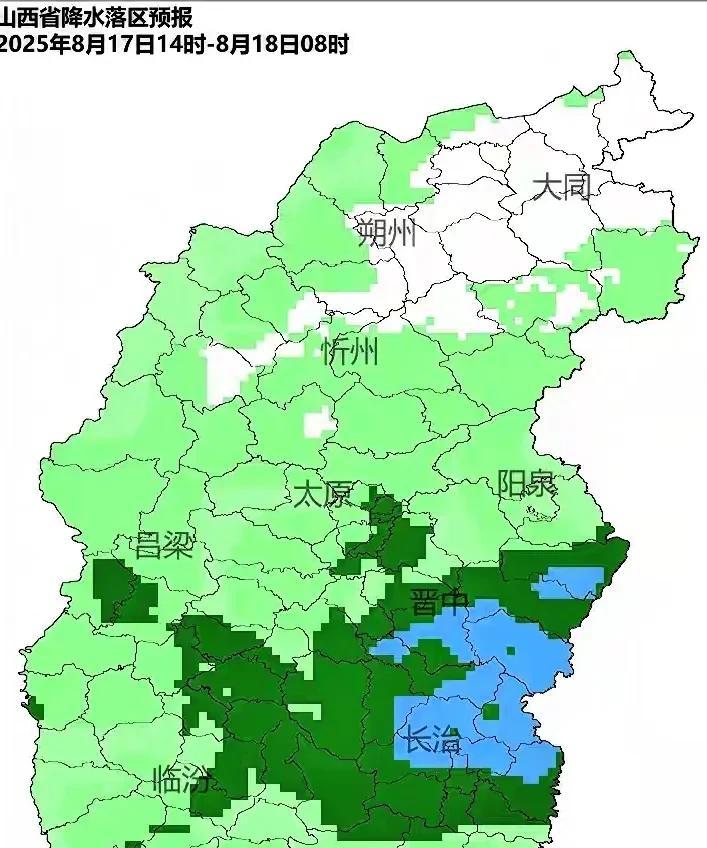 山西！未来三天迎来大面积降雨，中雨转大雨，局部暴雨！位置已定